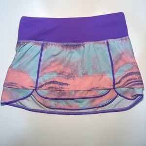Ivivva (Lululemon) girls tennis skirt size 10